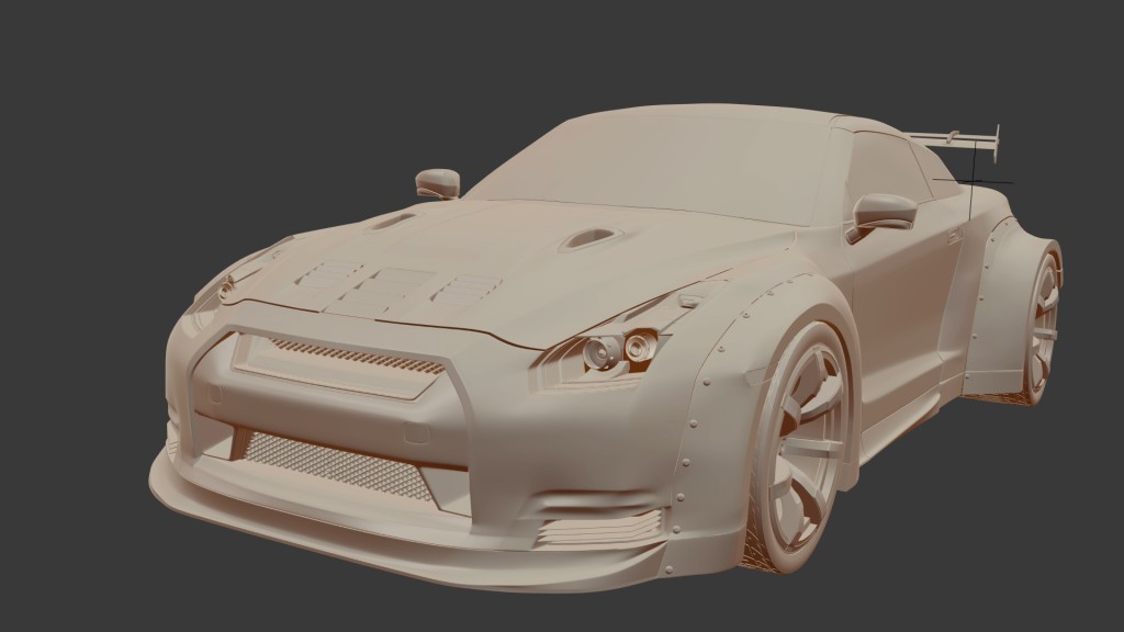 Wide Body Nissan GTR preview image 3